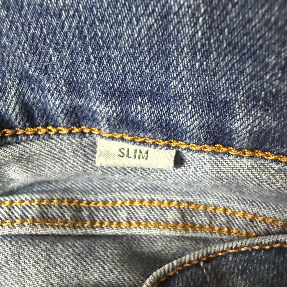 Tecovas Slim Jean Mens 32x32 Blue Premium Stretch Denim Cotton Blend Western - Picture 9 of 16